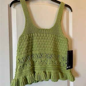Broadway38 crop sweater size L NWT